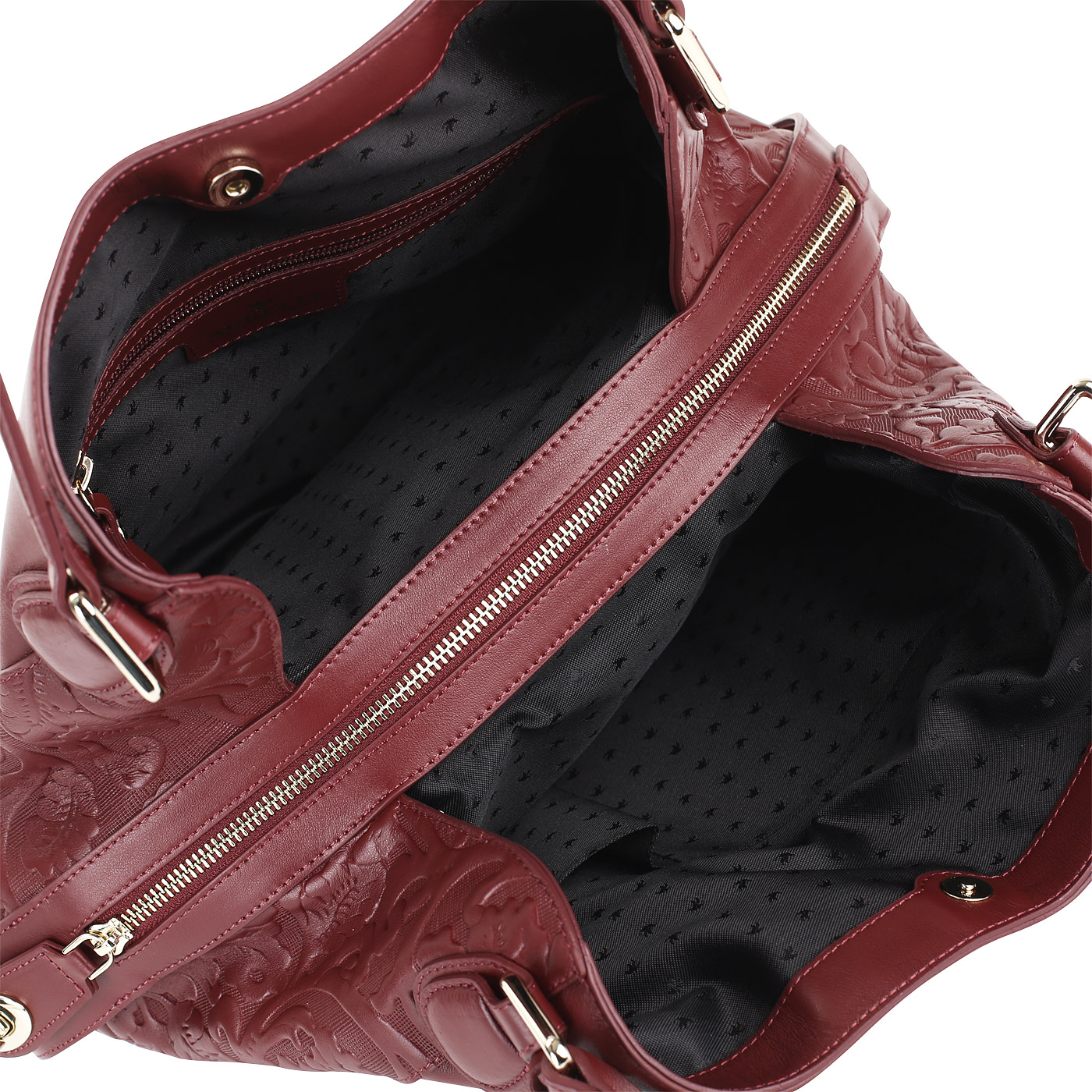 Бордовая мягкая сумка Aurelli 