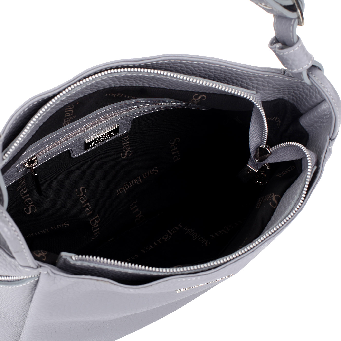 Кожаная сумка с тремя отделами Sara Burglar Mia