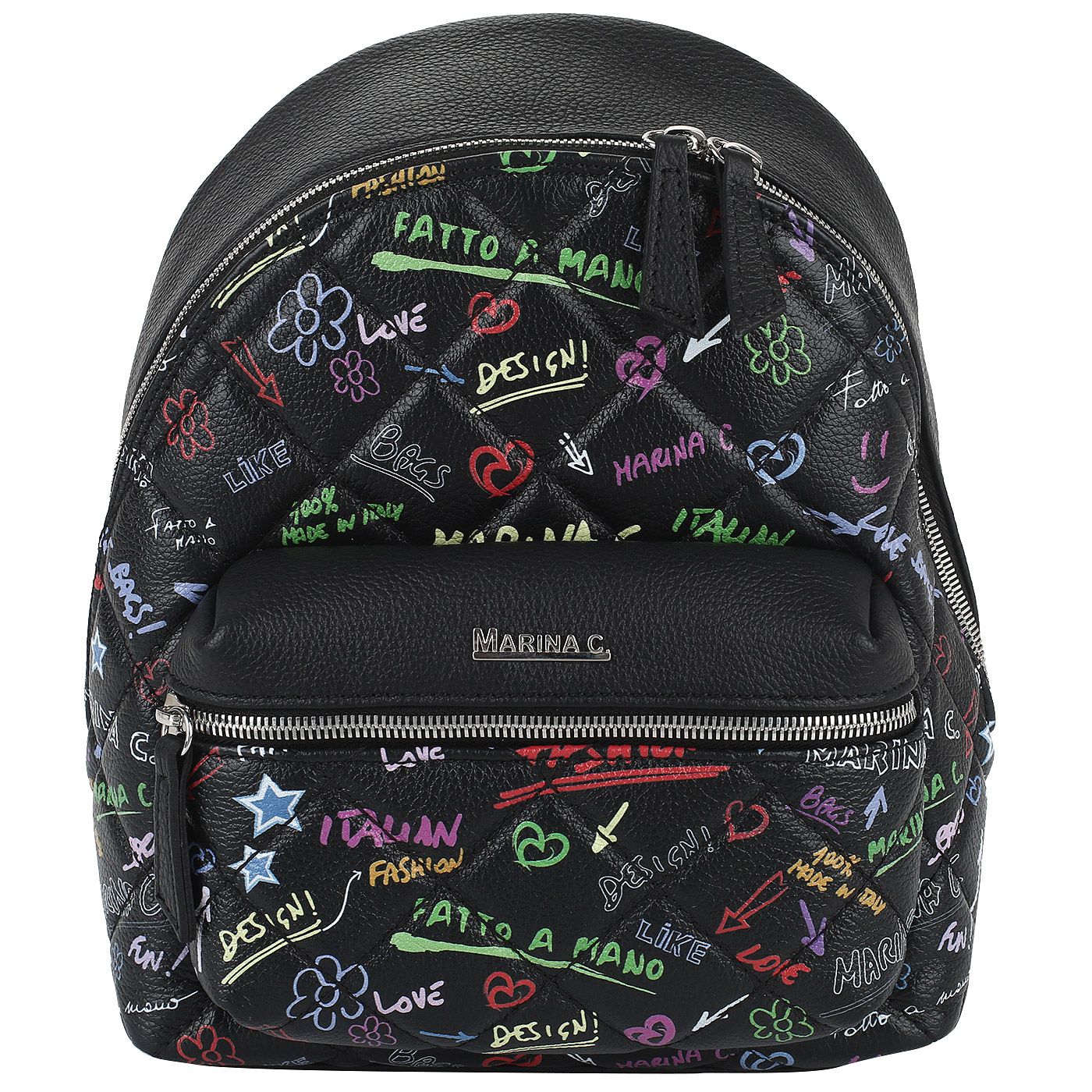 Marina Creazioni Женский рюкзак с принтом
