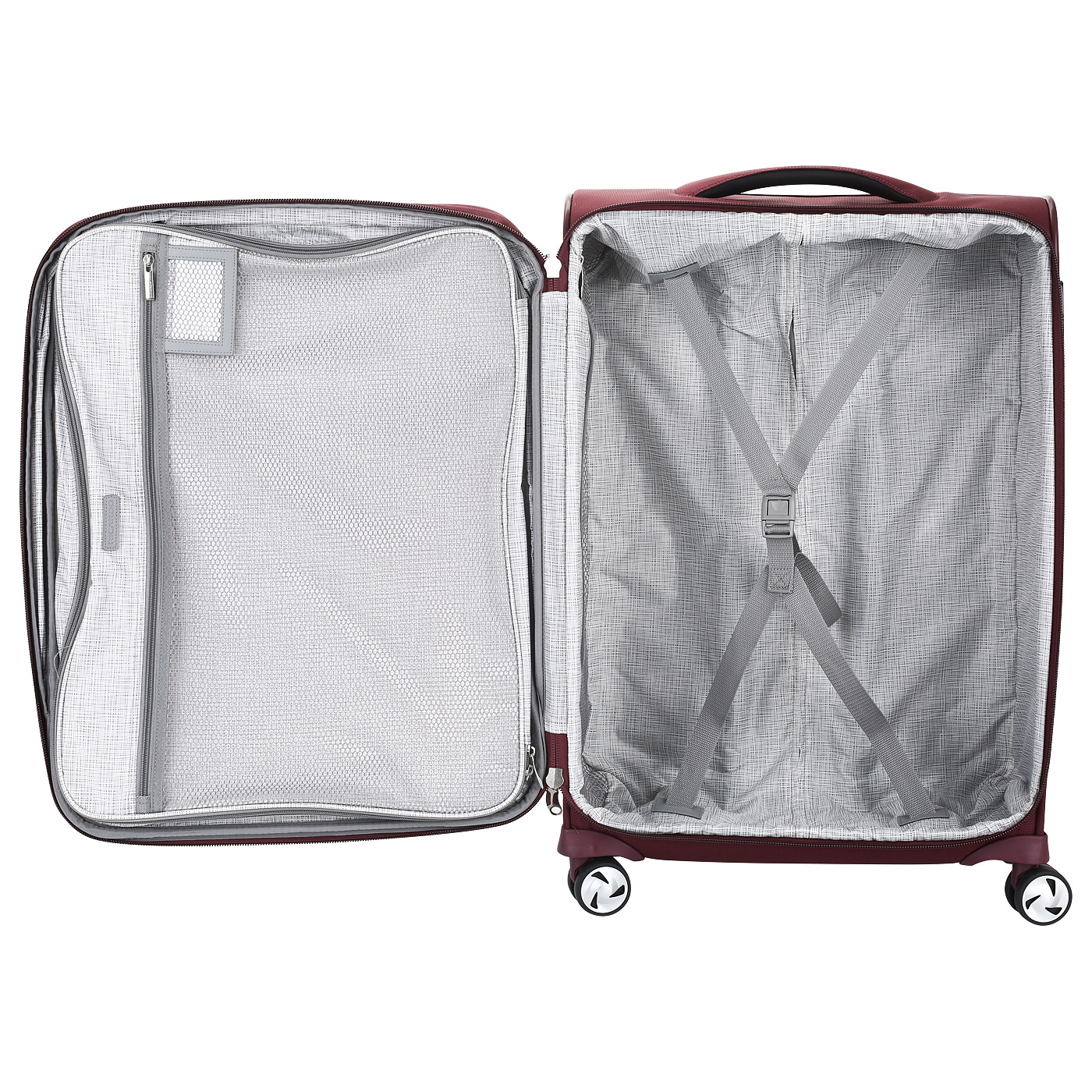 Чемодан большой L тканевый с кодовым замком Ricardo Seahaven