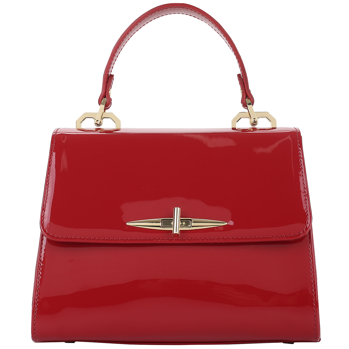 Gilda Tonelli Лакированная сумка-сэтчел