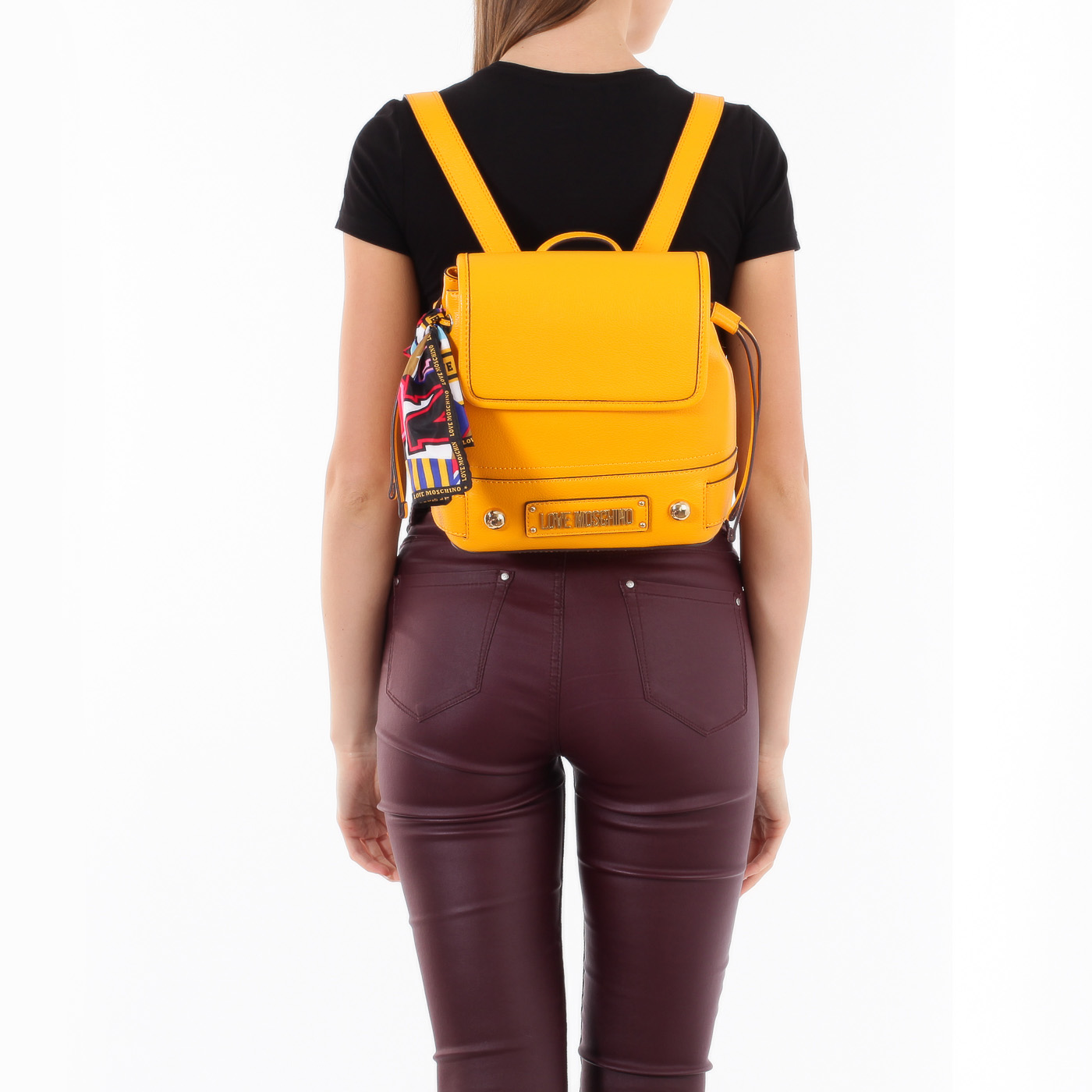 Рюкзак с платком Love Moschino Lettering LM