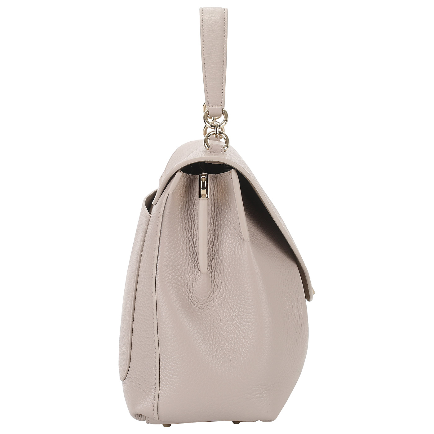 Бежево-розовая сумка Furla Sleek