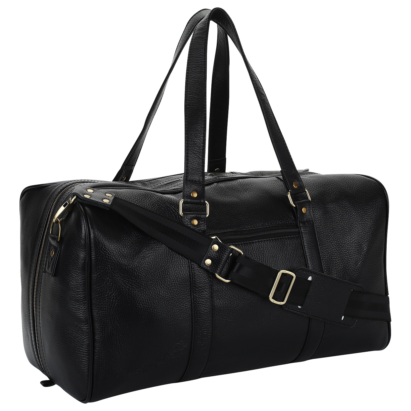 Дорожная сумка из зернистой кожи Stevens 