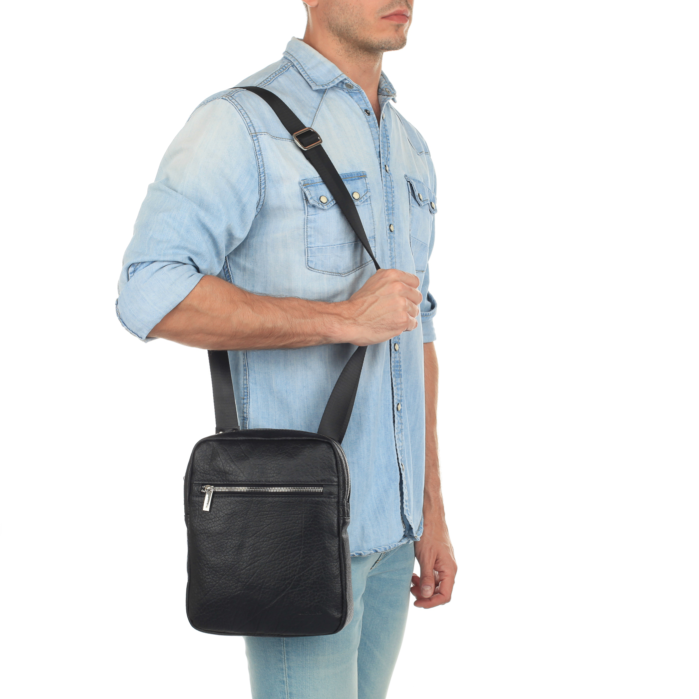 Сумка-планшет из натуральной кожи Stevens 