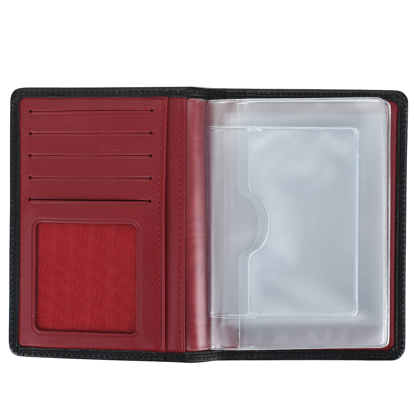 Обложка для автодокументов из гладкой кожи Neri Karra 