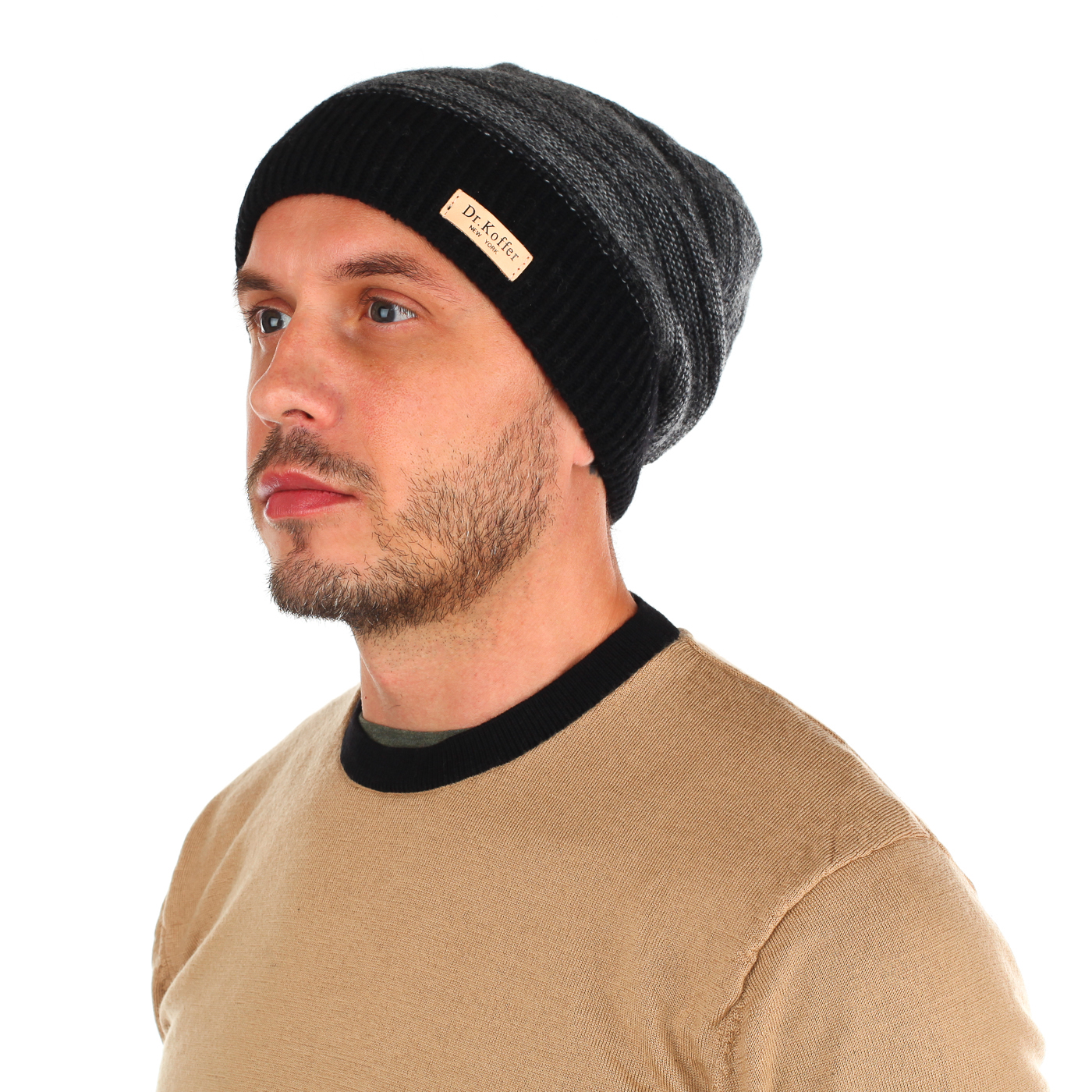 Шапка с вязаной резинкой Dr. Koffer 