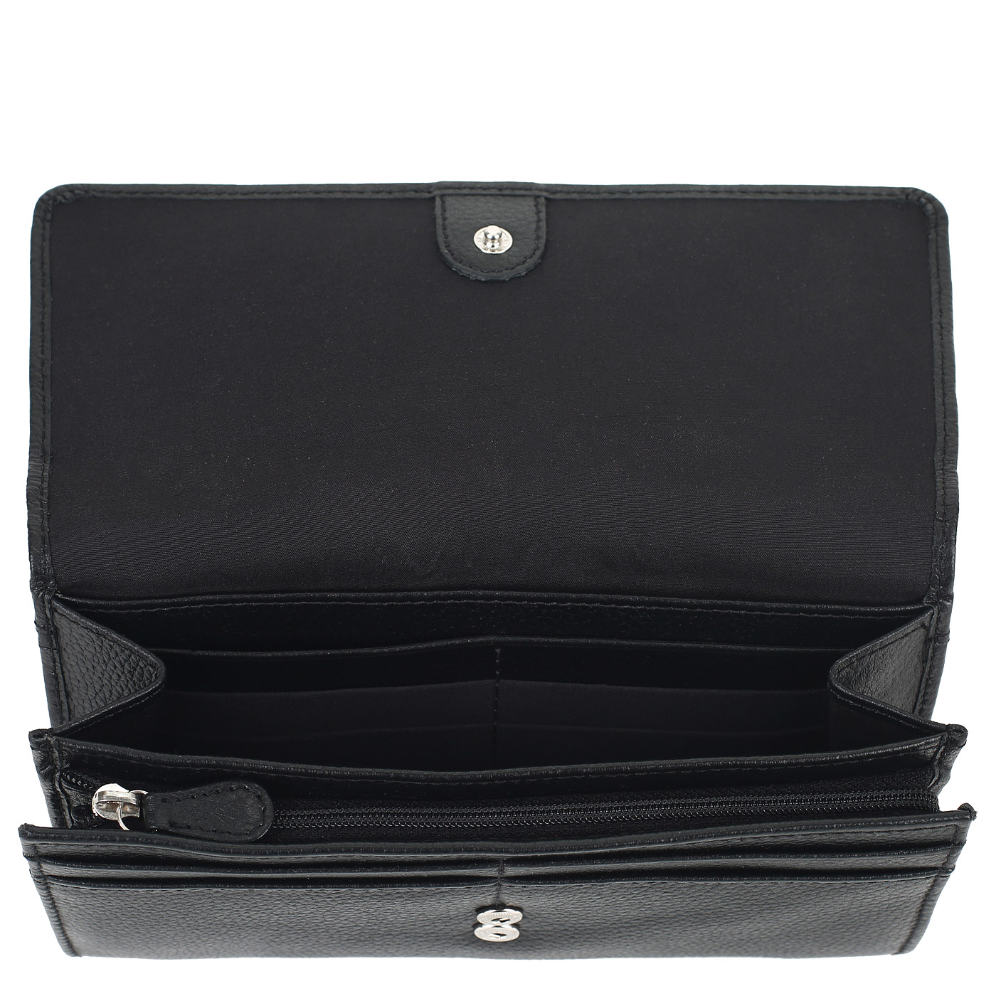 Портмоне на кнопке Bugatti Linda