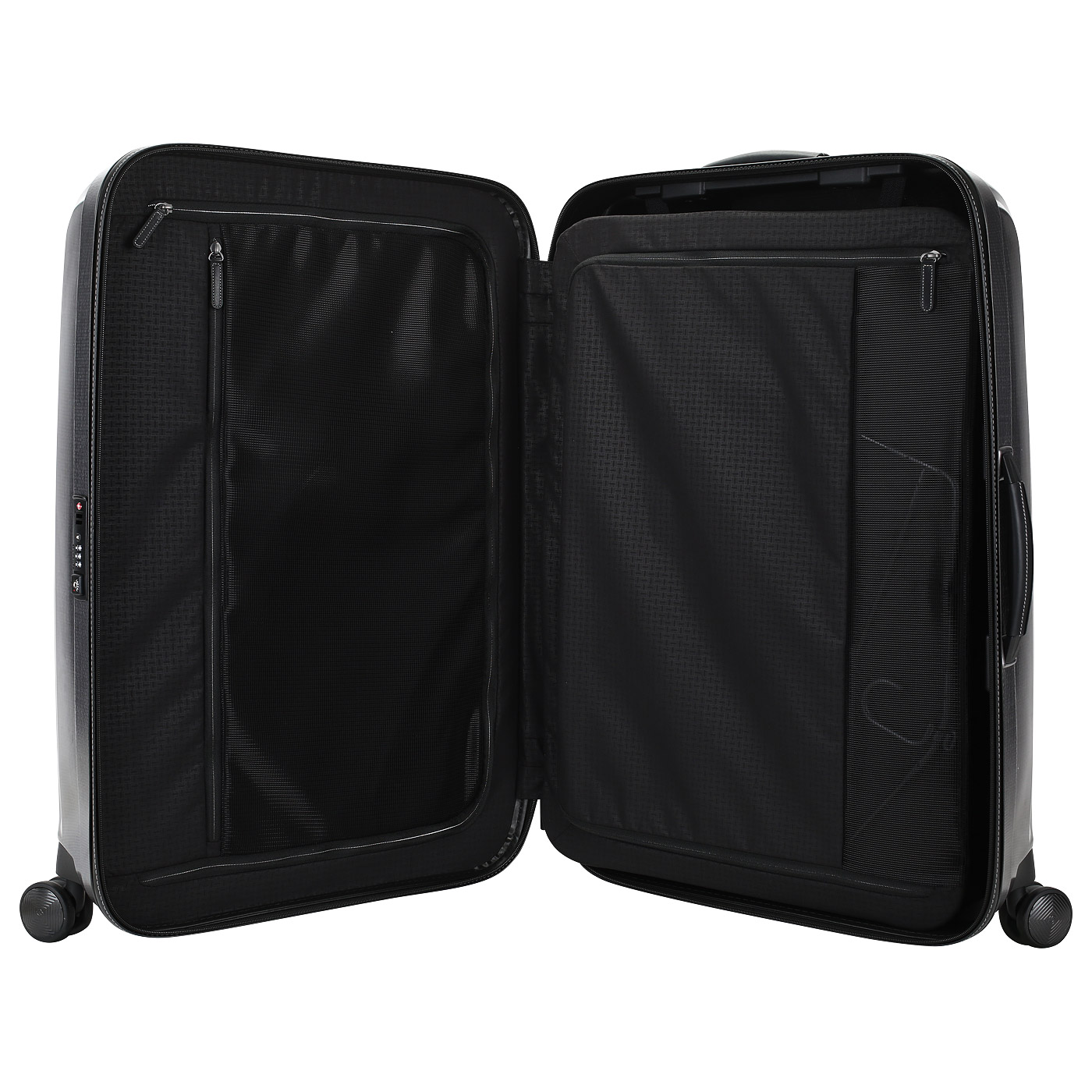 Чемодан большой L из материала Curv с кодовым замком Samsonite Lite-Cube Dlx