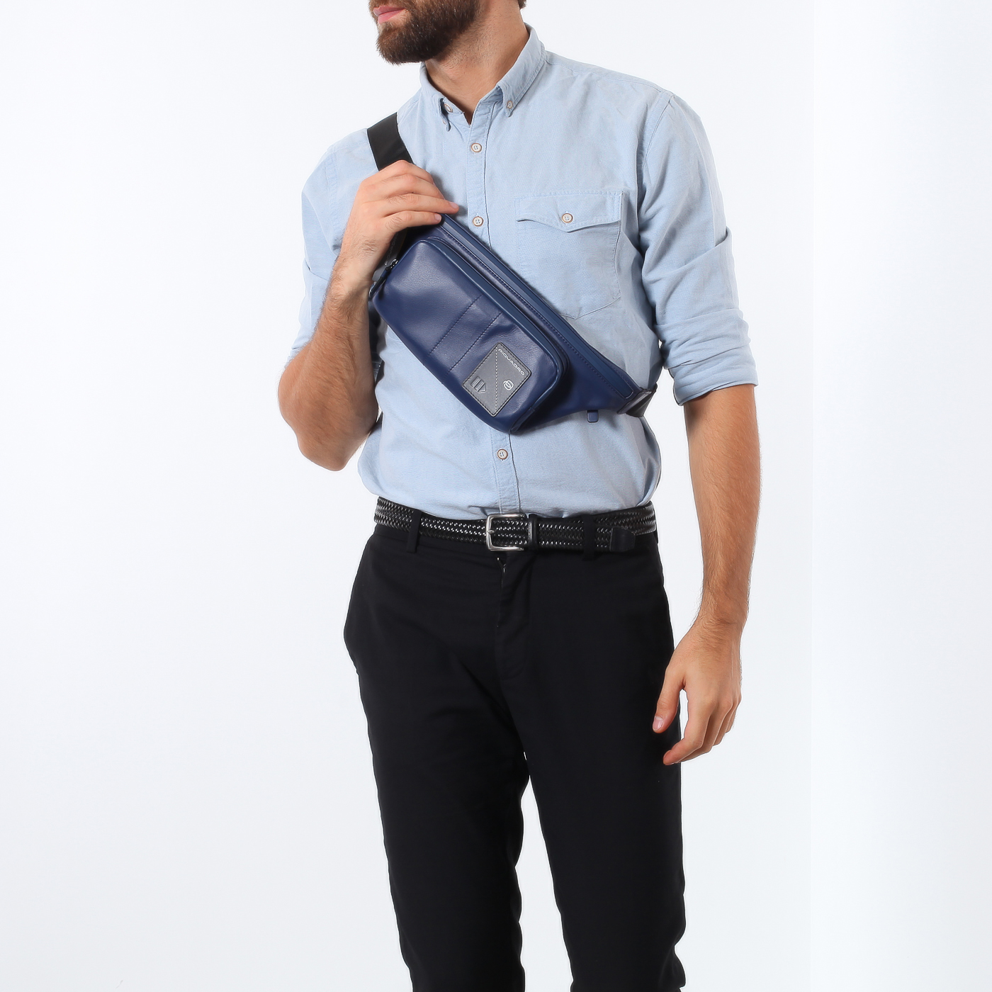 Вместительная поясная сумка Piquadro Explorer