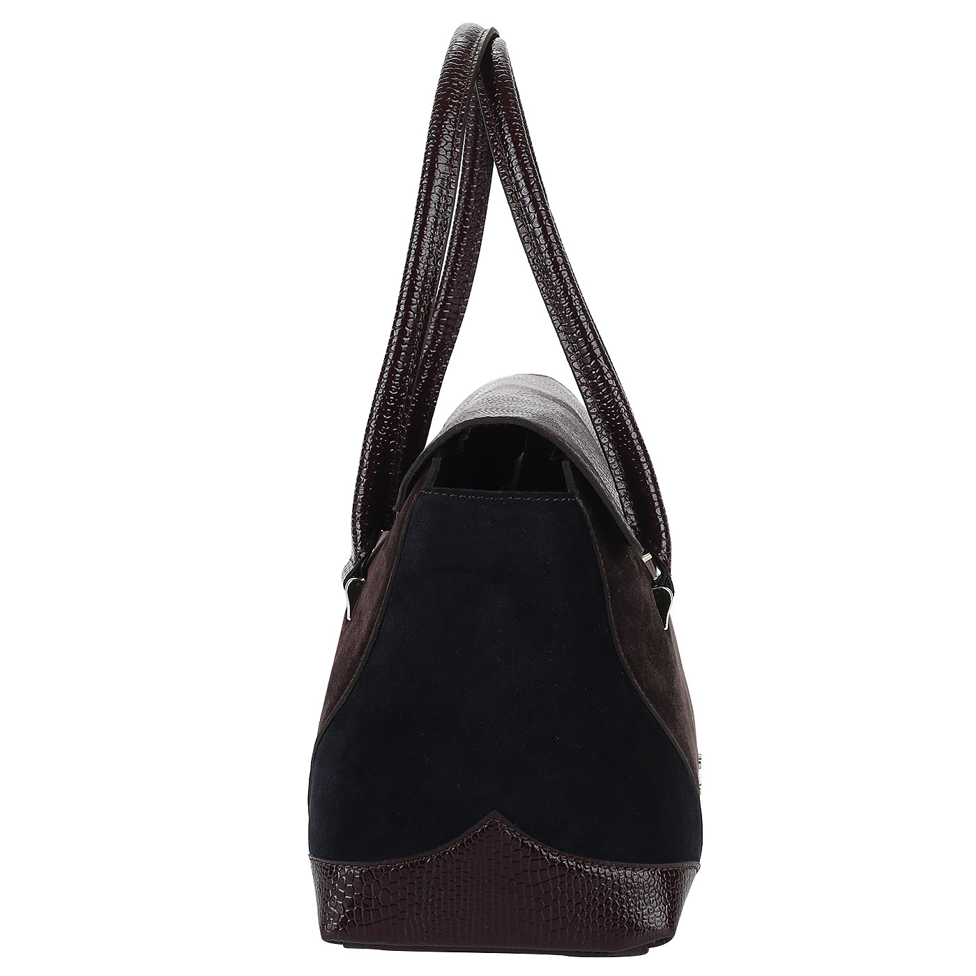 Бордовая сумка на замочке Chatte 