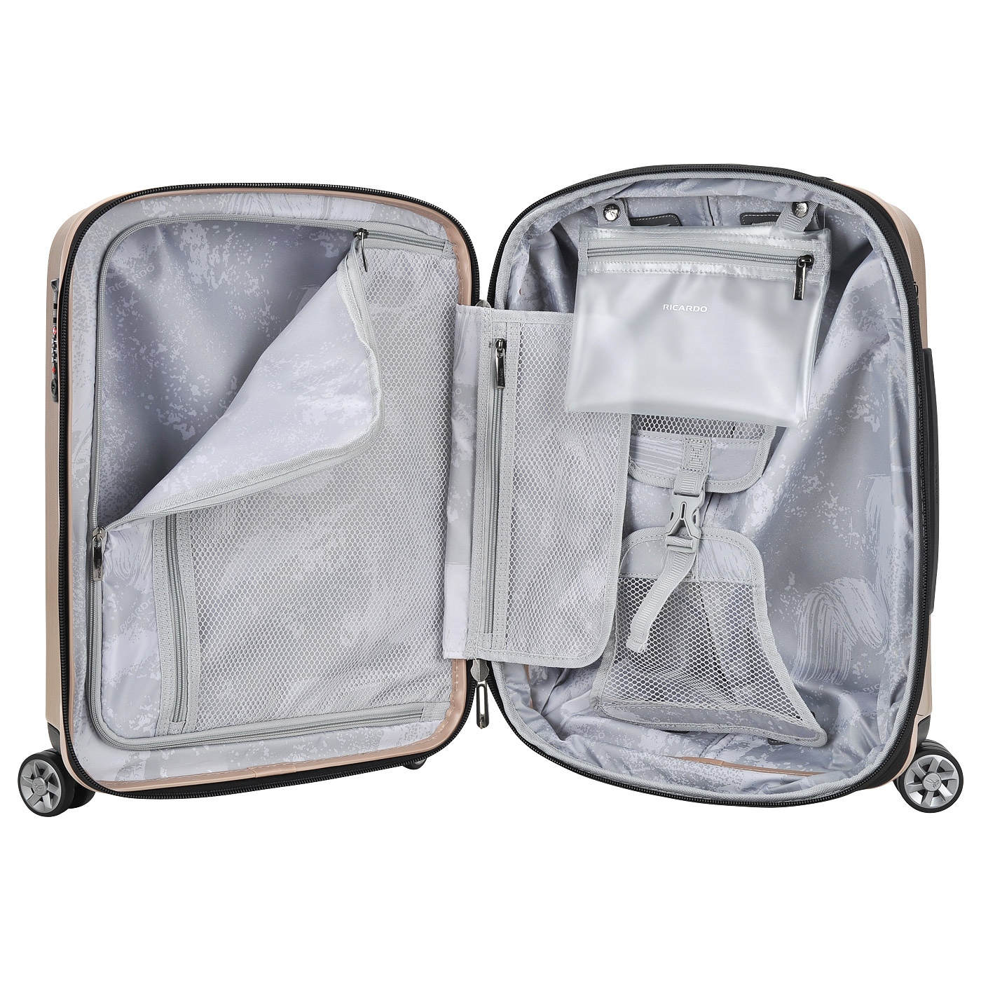 Чемодан маленький S из поликарбоната с кодовым замком Ricardo Beverly Hills Rio Dell