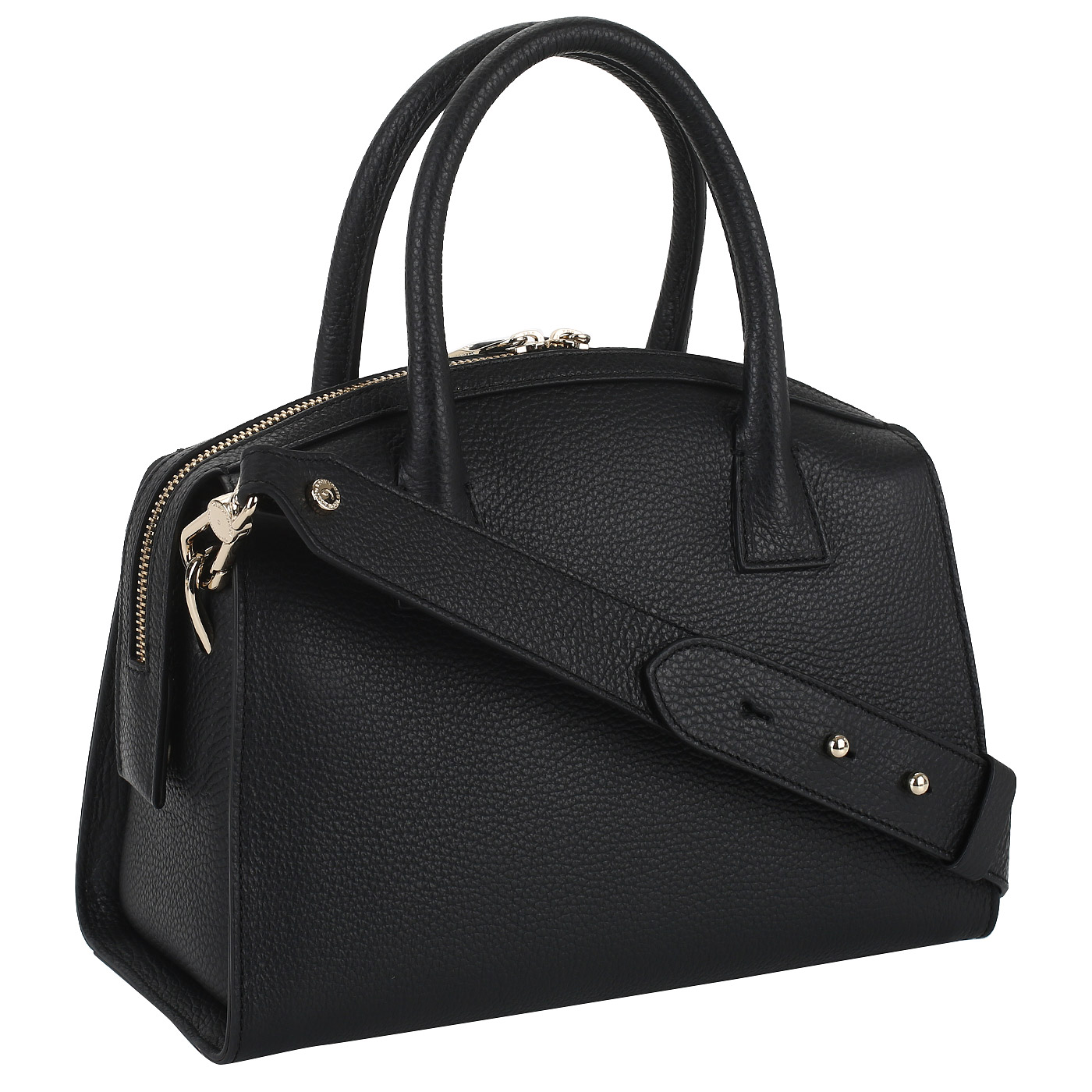 Черная сумка с замшей Gironacci 