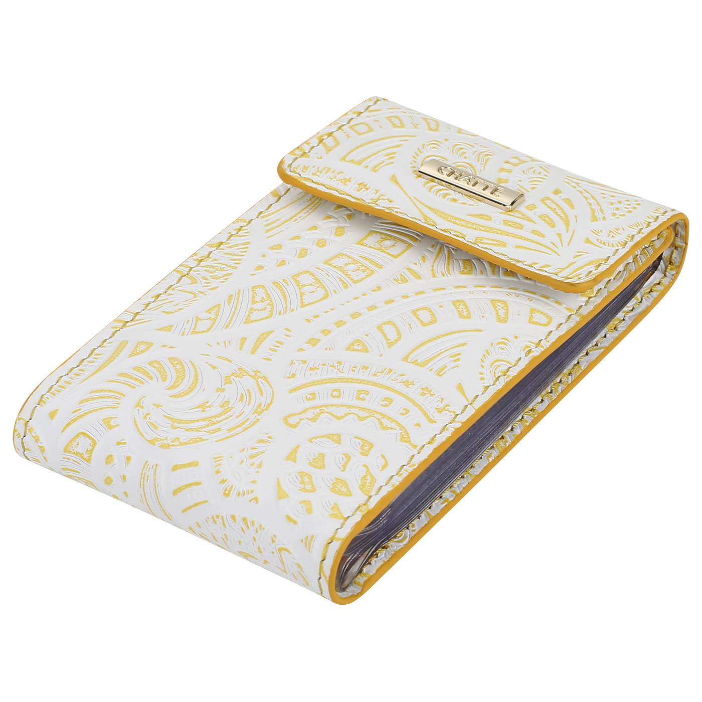 Визитница на кнопке Chatte Bloom