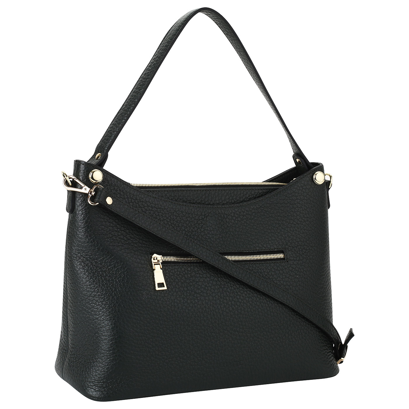 Кожаная сумка с тремя отделами Chatte 