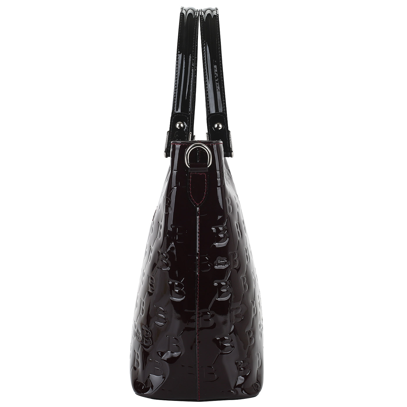 Лакированная сумка с тиснением Sara Burglar Diva