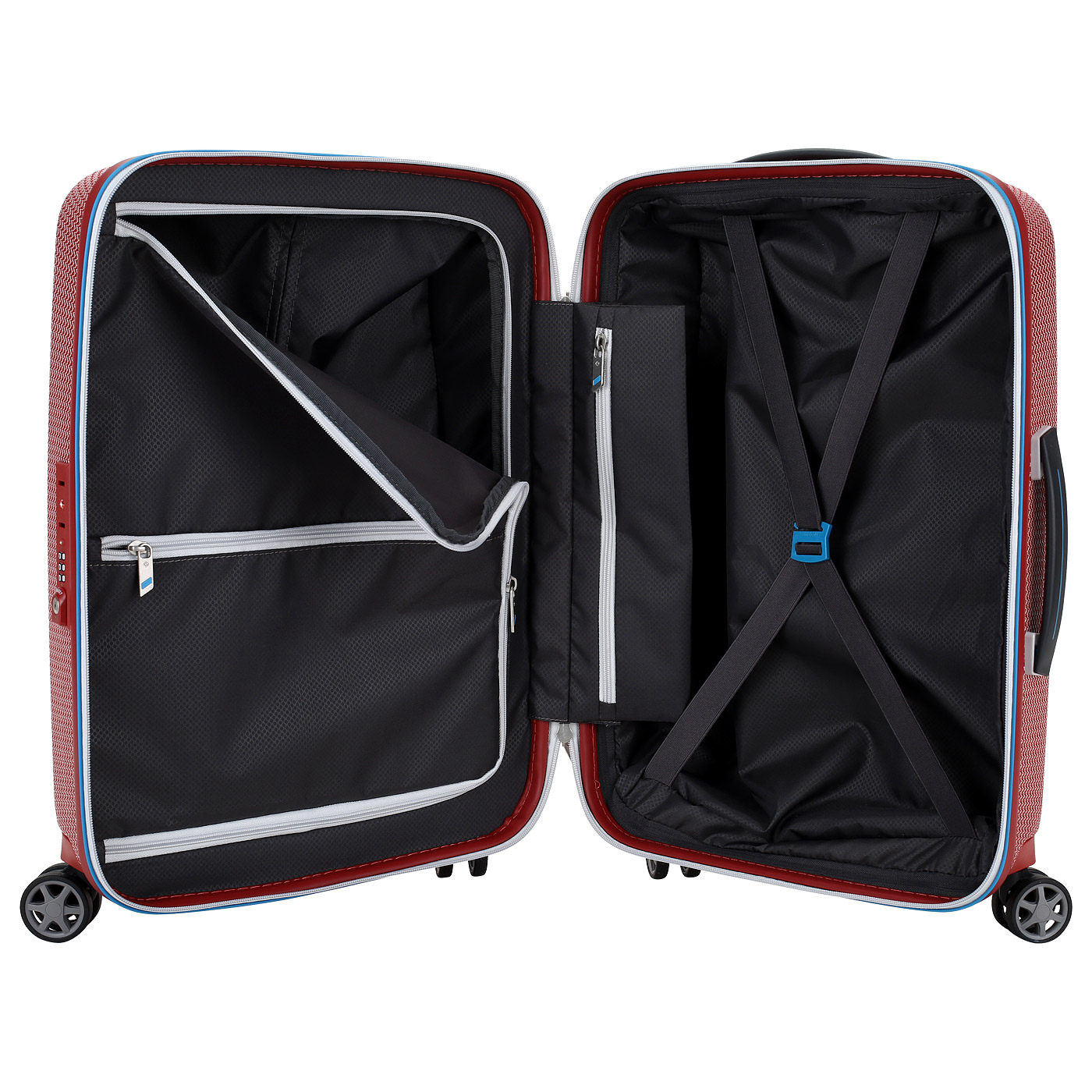 Чемодан для ручной клади из поликарбоната с кодовым замком Samsonite MixMesh