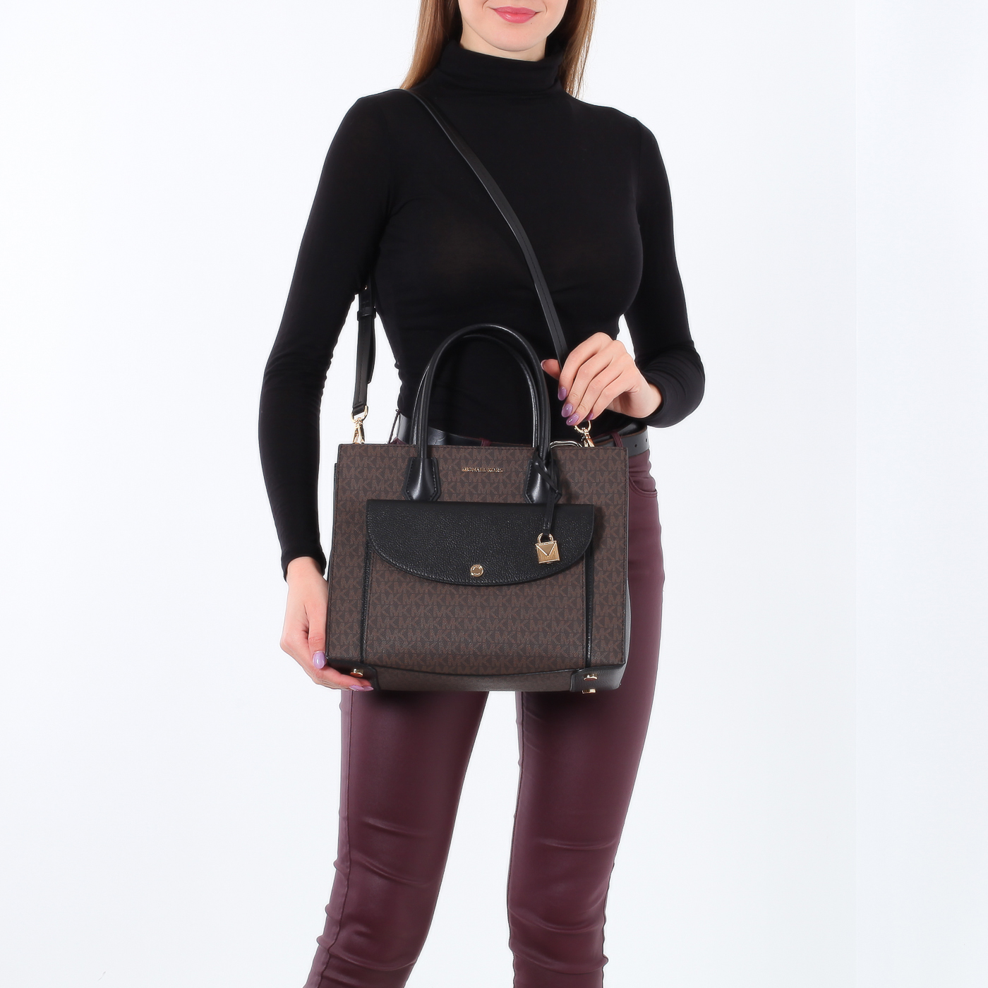 Сумка с логотипом бренда Michael Kors Mercer