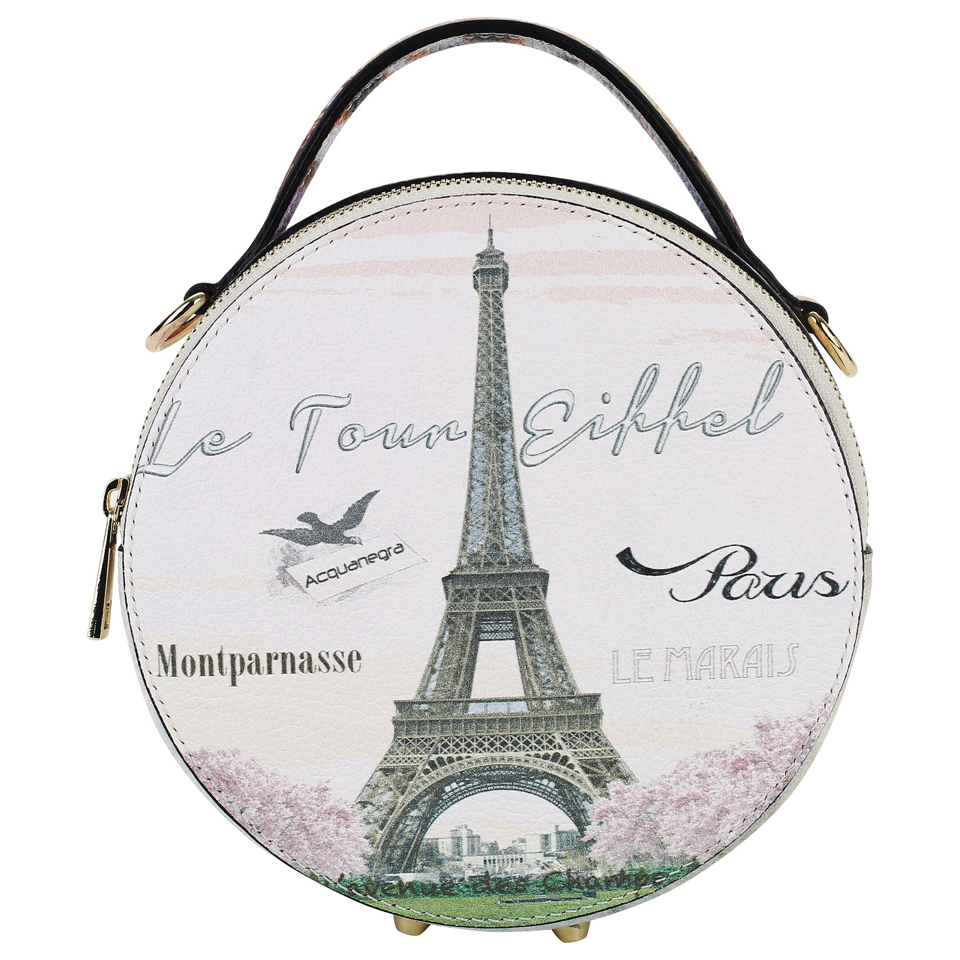 Acquanegra Кожаная сумочка через плечо