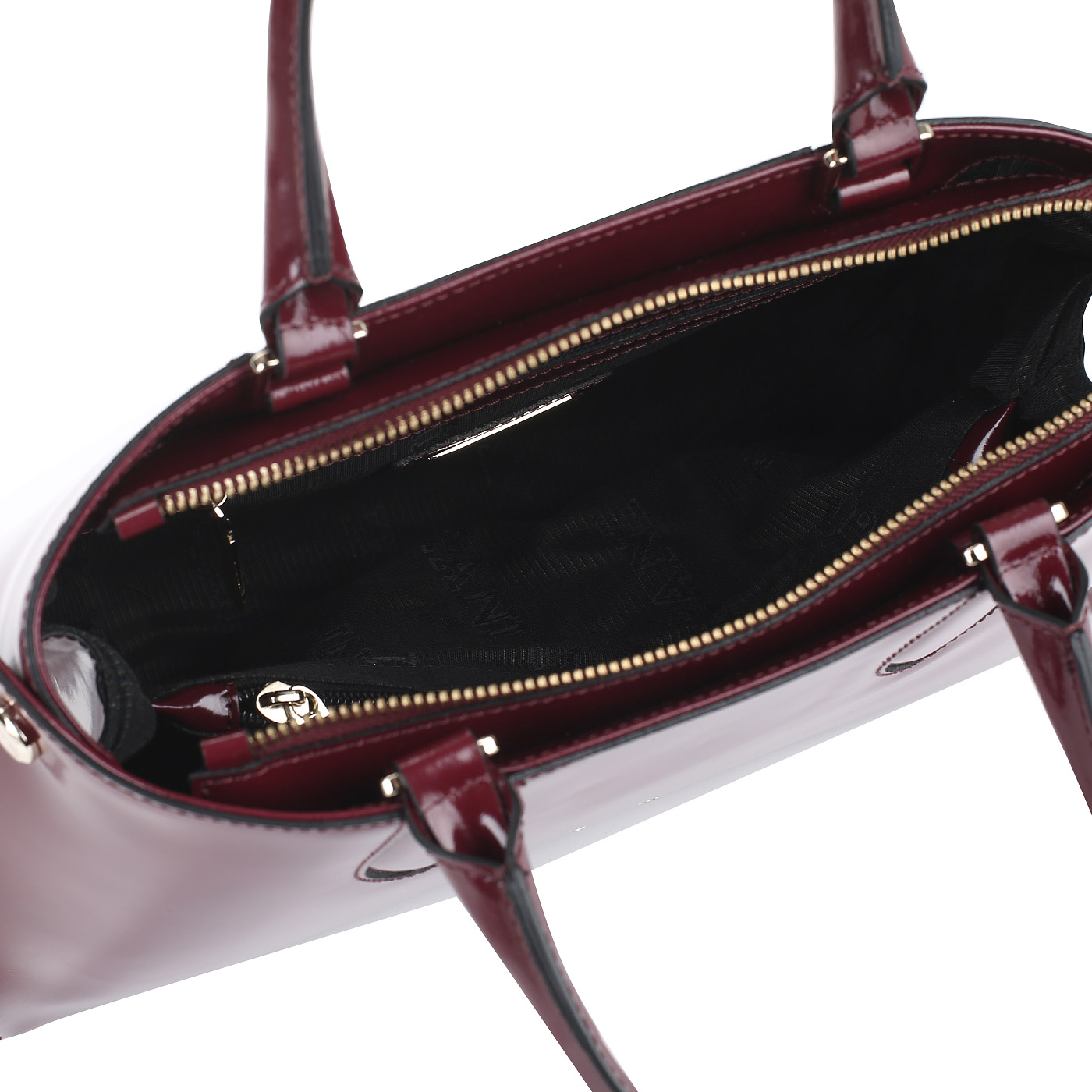 Сумка из глянцевой кожи Ripani Edera