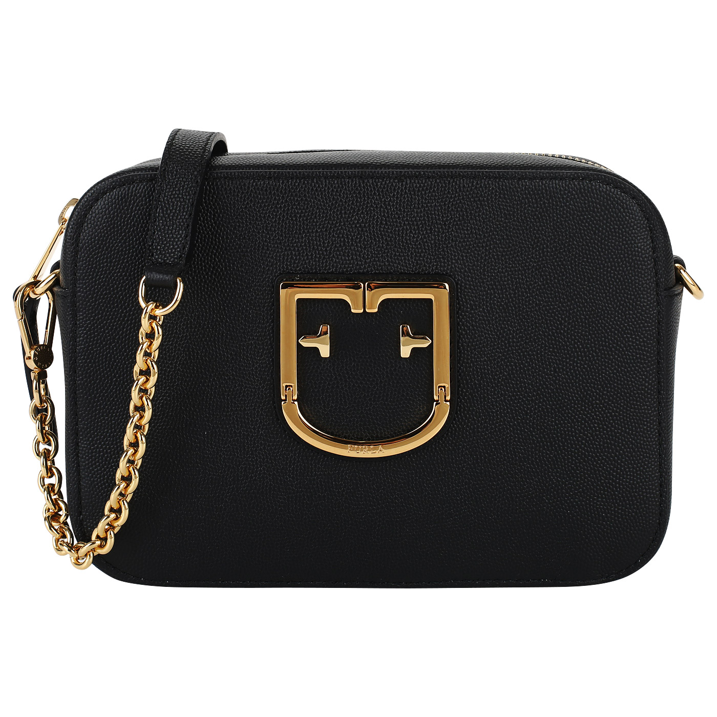 Furla Тисненая кожаная сумочка