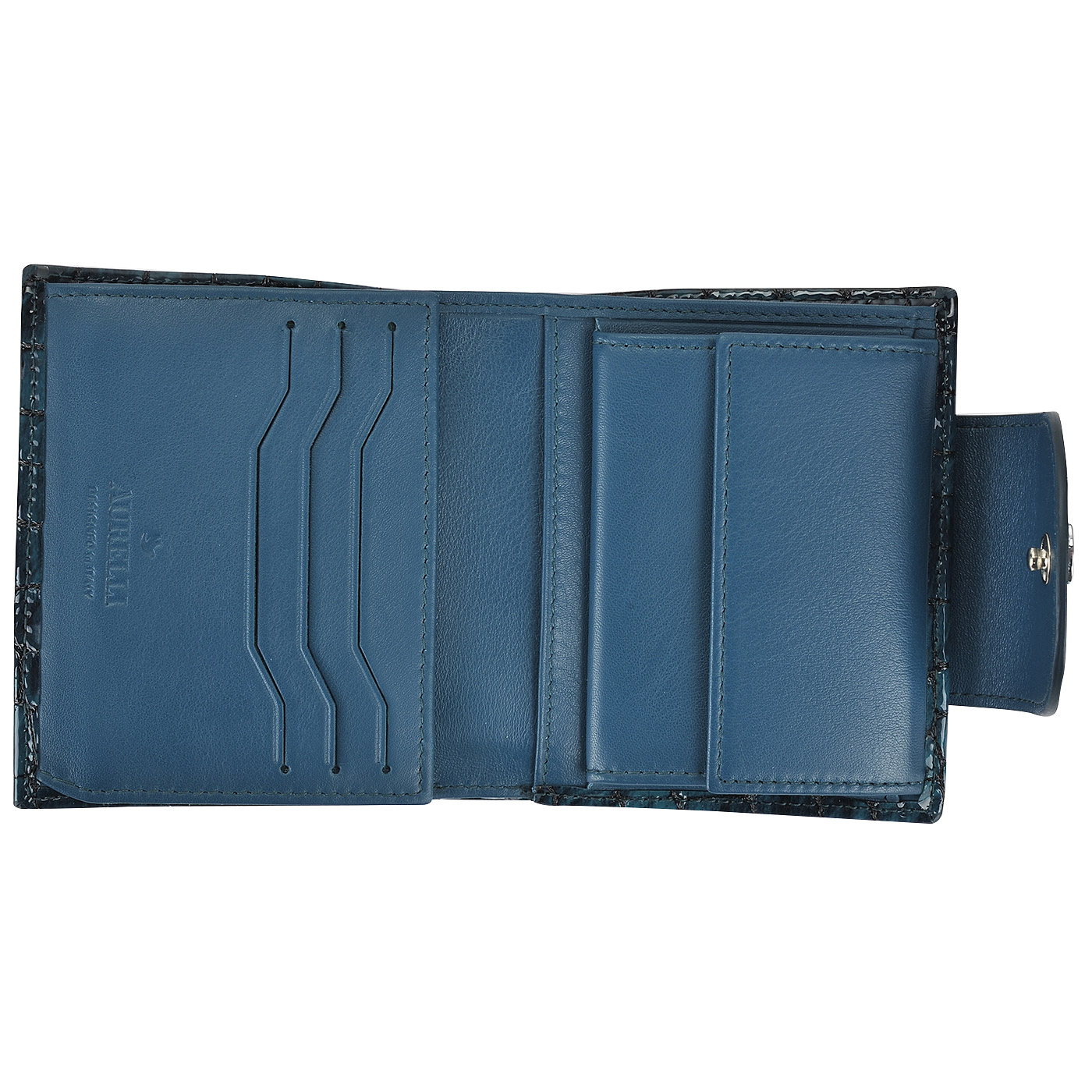 Женское портмоне с отделкой под крокодиловую кожу Aurelli Divine