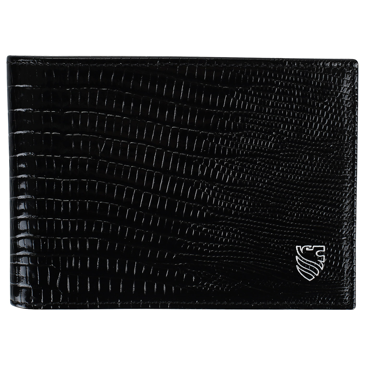 Mayrhoff Складное мужское портмоне из черной кожи