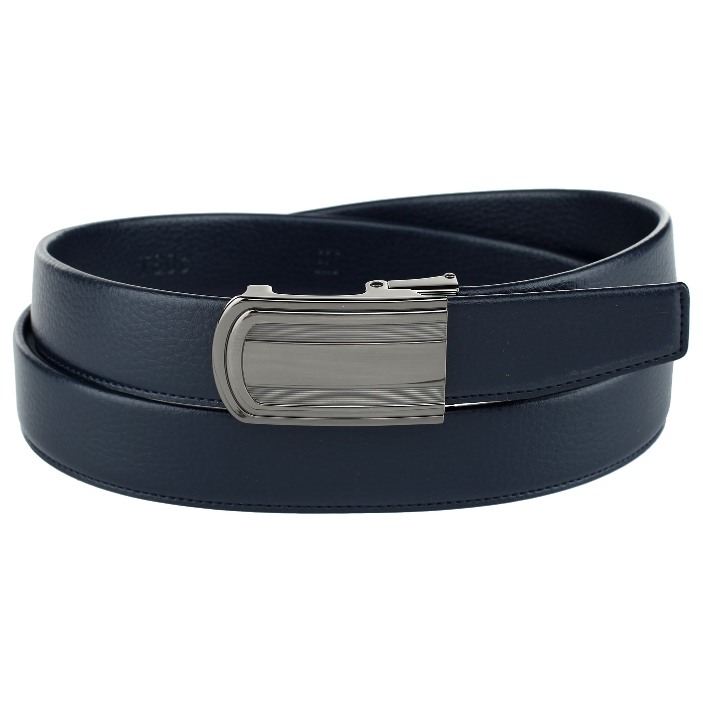 Anthoni Crown Мужской синий ремень из натуральной кожи