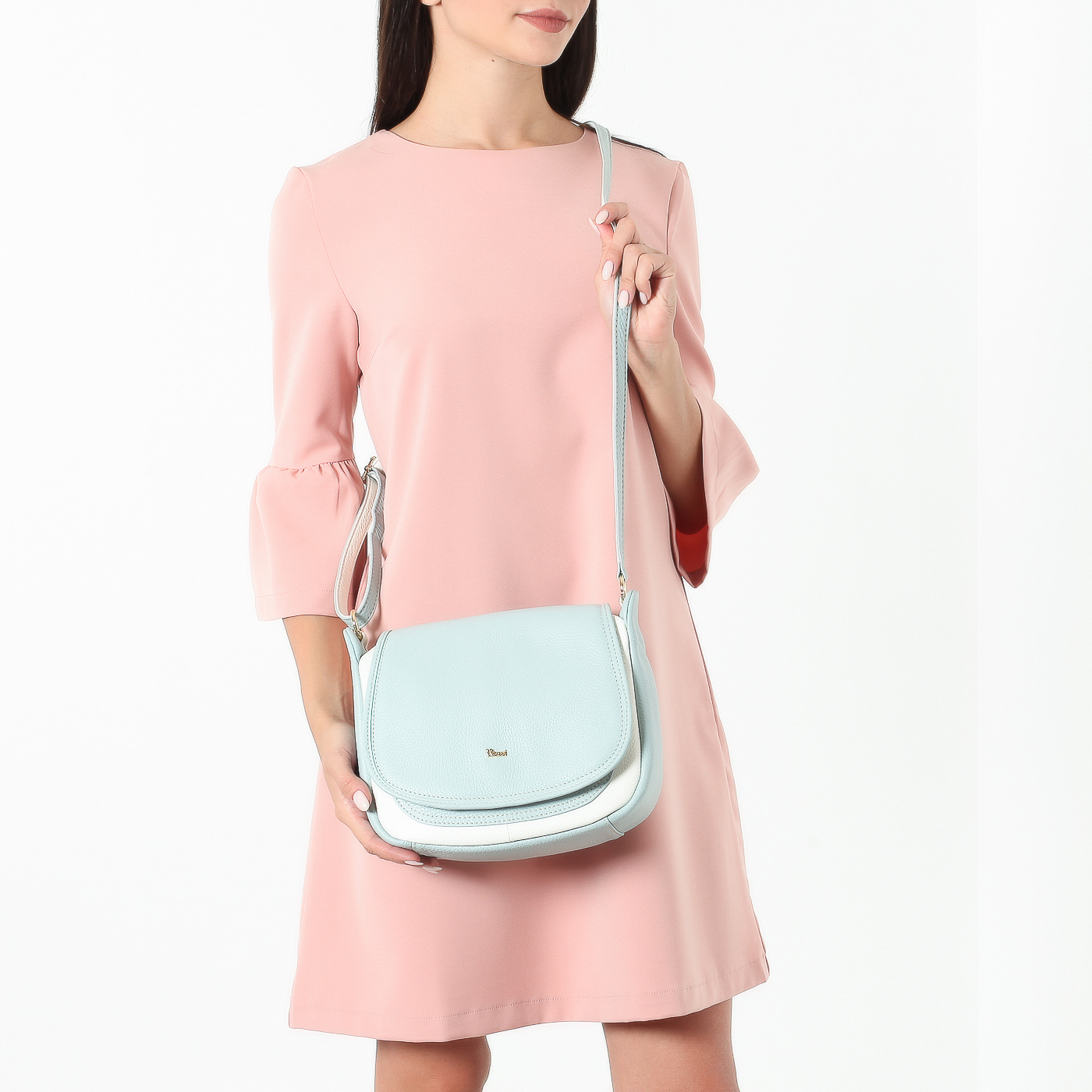 Сумка из кожи Bruno Rossi 