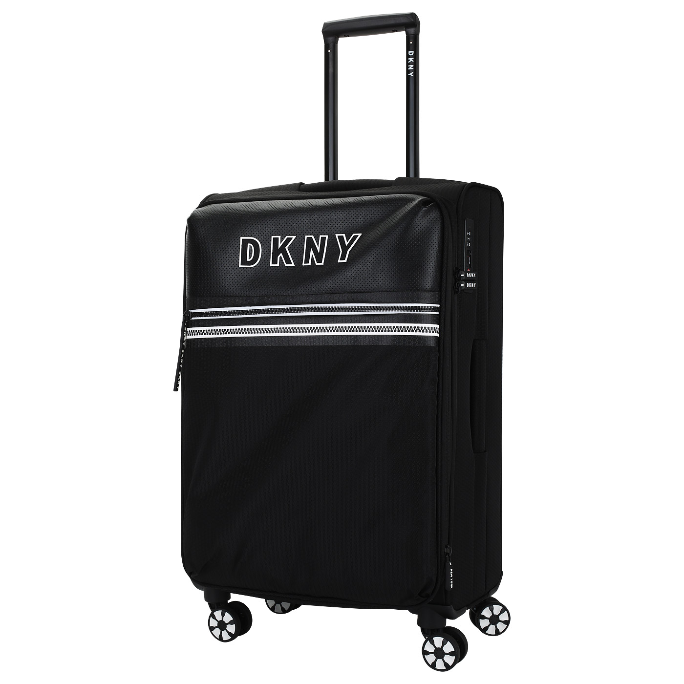 DKNY Чемодан средний M тканевый с кодовым замком