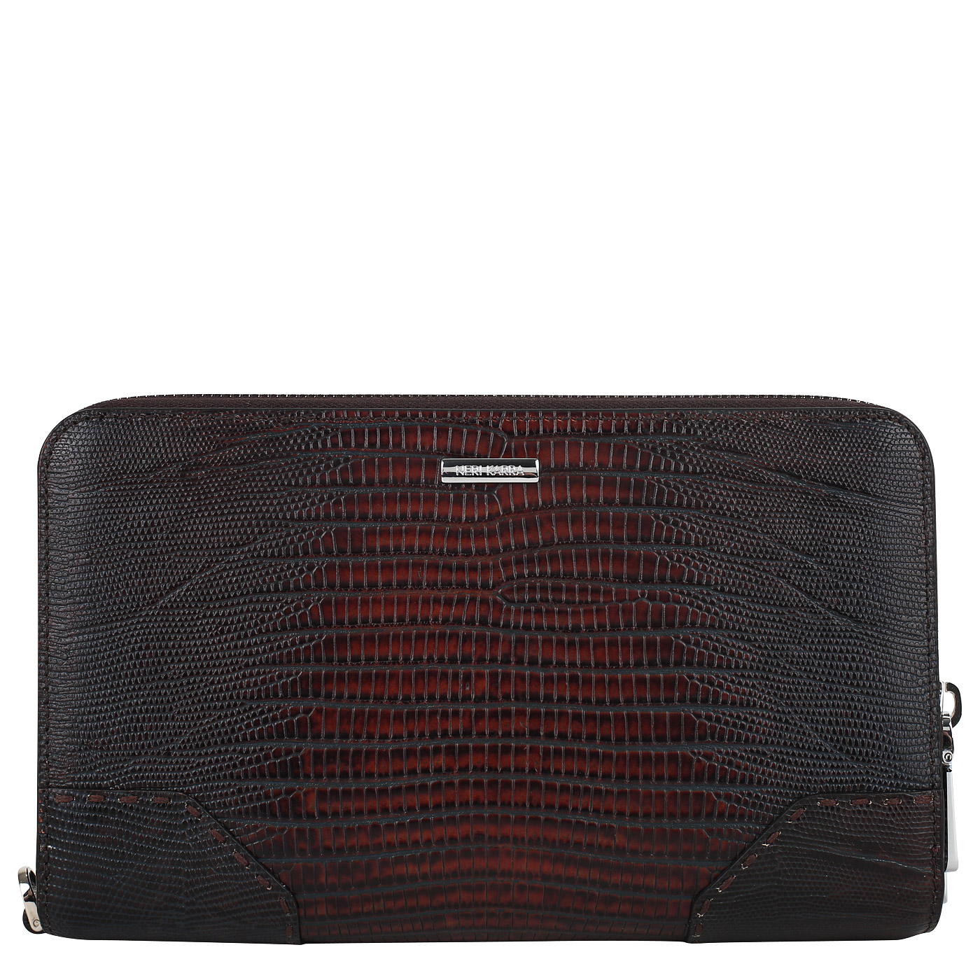 Neri Karra Сумка-визитка под кожу ящерицы