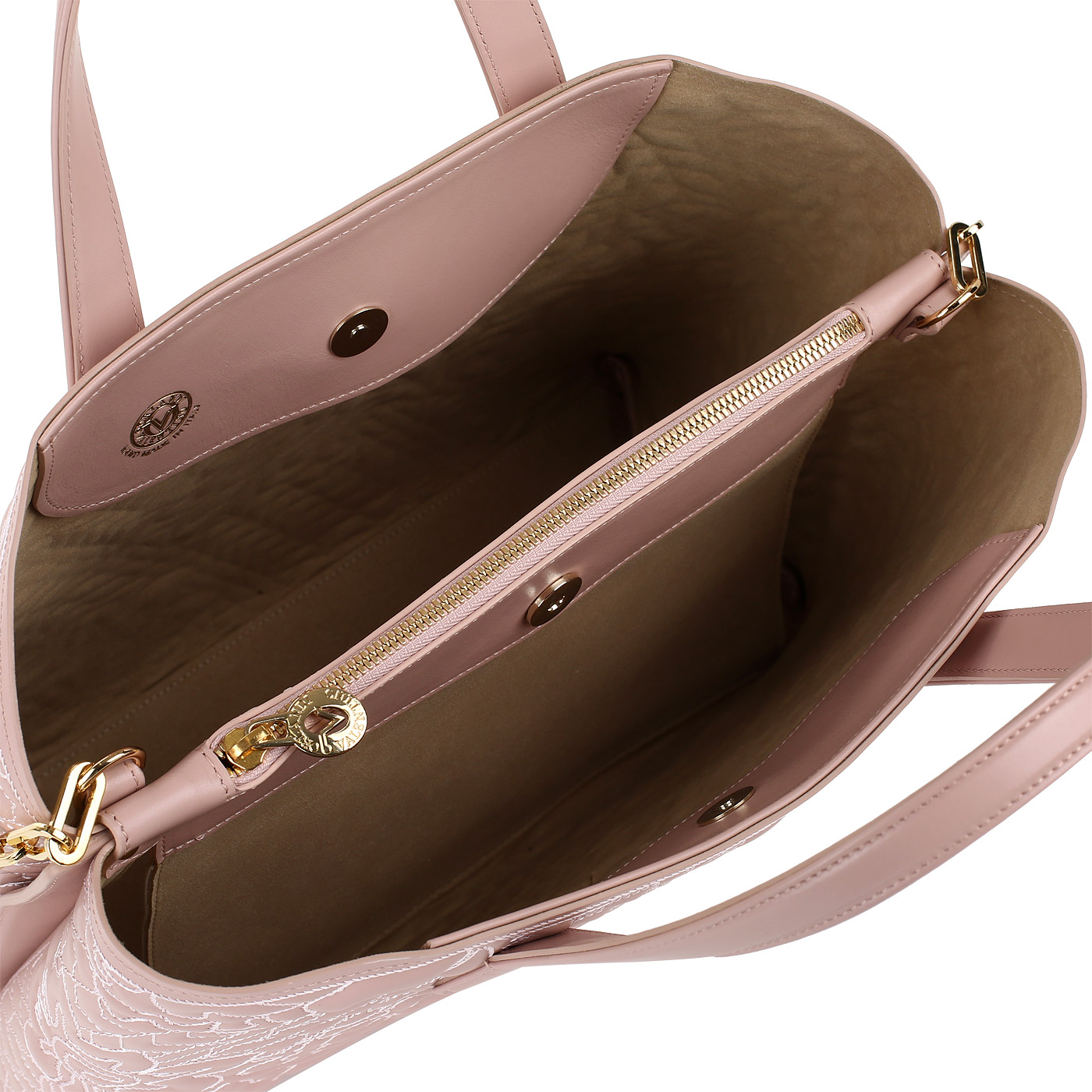 Сумка из стеганой кожи Valentino Orlandi Rachele