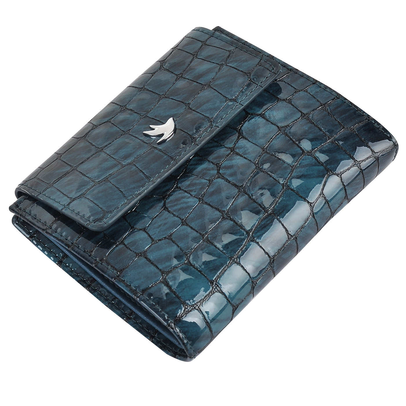 Женское портмоне с отделкой под крокодиловую кожу Aurelli Divine