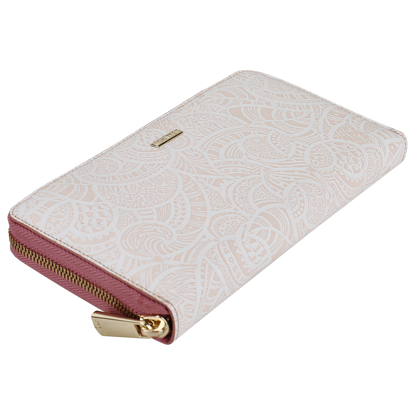 Кошелек с розовым тиснением Chatte Bloom