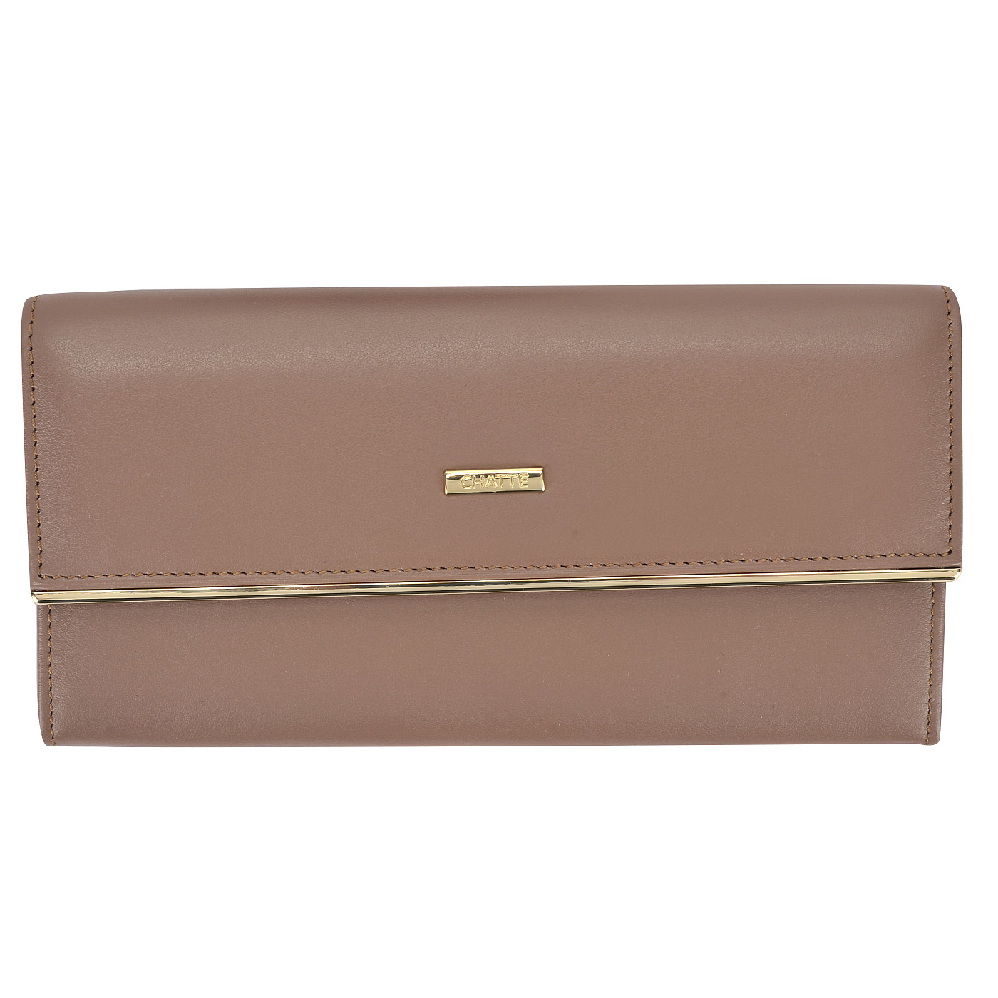 Chatte Женское кожаное портмоне с откидным клапаном