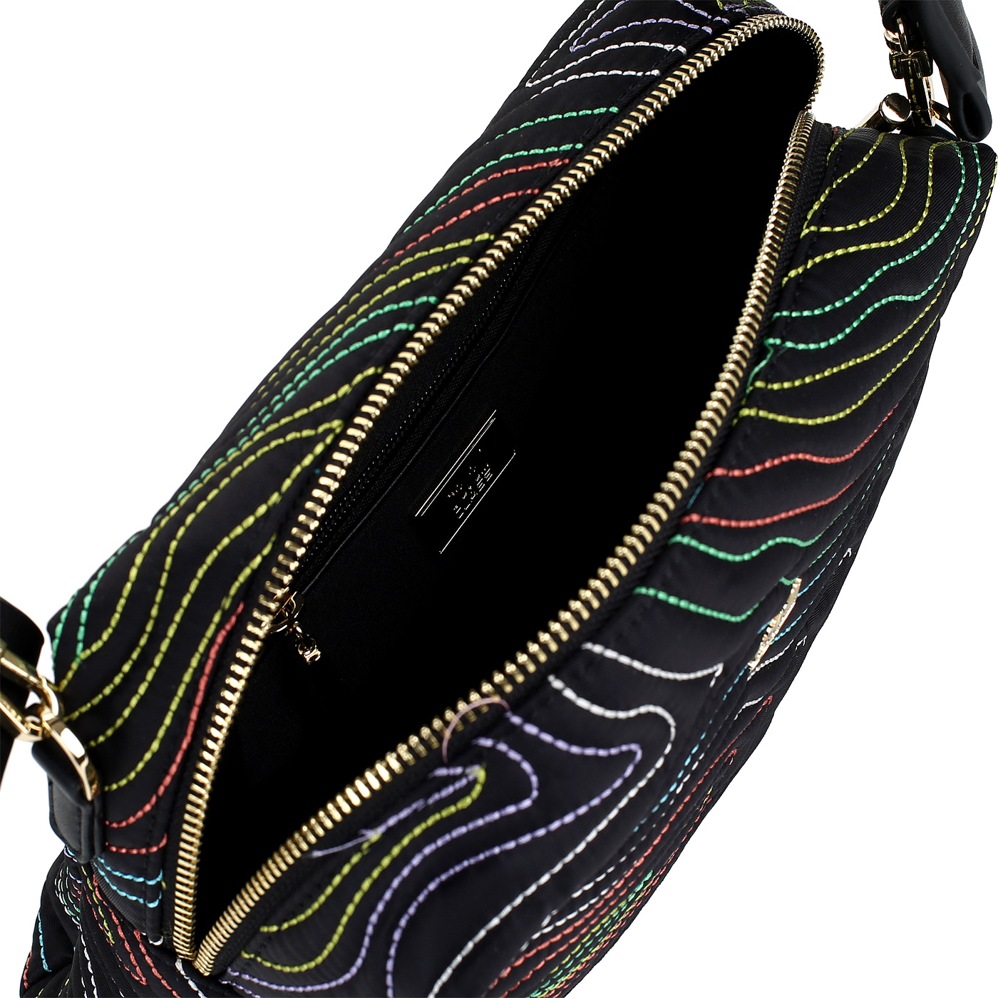 Черная стеганая сумочка Cavalli Class Giselle